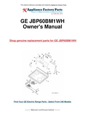 GE BS03 Owner’s Manual And Installation Instruction