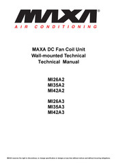 MAXA MI35A3 Technical Manual