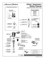 American Standard SELECTRONIC 6062.601 Manual