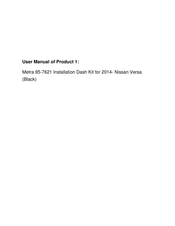 Metra Electronics 95-7621 Installation Instructions Manual