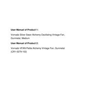 Vornado Swan Alchemy User Manual