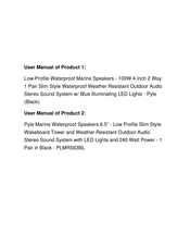 Pyle PLMRS6B User Manual