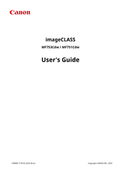 Canon imageCLASS MF751Cdw User Manual
