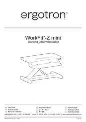 Ergotron WorkFit-Z mini User Manual