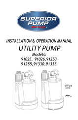 superior pump 91330 Installation & Operation Manual
