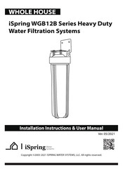Ispring WGB12B Installation Instructions & User Manual