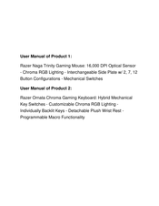 Razer RZ01-02410100-R3U1 Master Manual