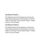 Petlibro PLAF008 User Manual