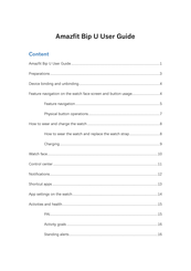 Amazfit Bip U User Manual