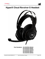 HyperX HX-HSCRS-GM/LA Manual