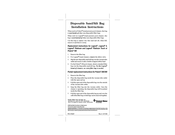 Pentair Legend LL505G Installation Instructions