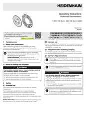 HEIDENHAIN KCI 120 Dplus Operating Instructions Manual