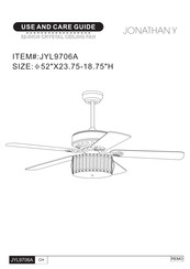 JONATHAN Y JYL9706A Use And Care Manual