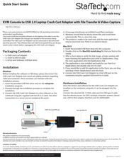 StarTech.com NOTECONS02 Quick Start Manual