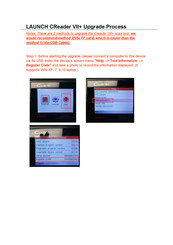 Launch Creader VII+ Upgrade