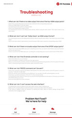 AV Access 4KMX44-H2 Troubleshooting