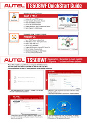 Autel MaxiTPMS TS508WF Quick Start Manual