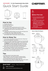 Chefman RJ11-15-SSTC Quick Start Manual