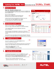 Autel MaxiTPMS TS501 Instructions