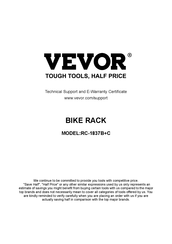 VEVOR RC-1837B+C Manual