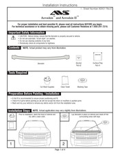 AVS 322113 Installation Instructions Manual