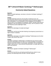 3M 2160 Frequency Asked Questions