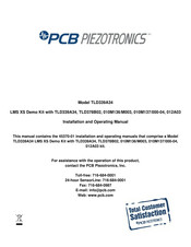 PCB Piezotronics TLD339A34 Installation And Operating Manual