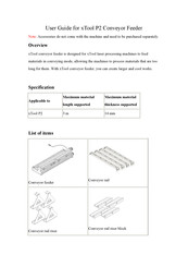 Xtool P2 Riser Base User Manual