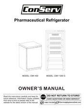 ConServ CMV 400 Owner's Manual