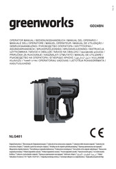 GreenWorks NLG401 Operator's Manual