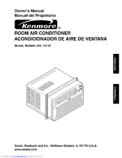 Kenmore 75121 - 12,000 BTU Multi-Room Air Conditioner Owner's Manual