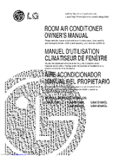 LG LXA1010ACL Owner's Manual