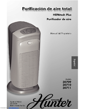 Hunter HEPAtech Plus 30709 Manual De Usuario