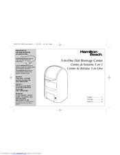 Hamilton Beach 42116 Use & Care Manual