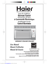 Haier ESA3087 - 7,800-BTU Energy-Star Window Air Conditioner User Manual