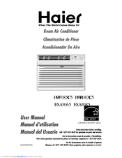 Haier HWR08XC1 User Manual
