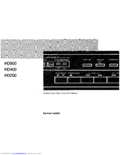 Harman Kardon HD200IBK Instruction Manual