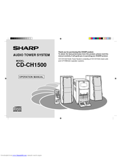 Sharp CD-CH1500 Operation Manual