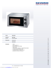 SEVERIN MW 7846 Dimensions