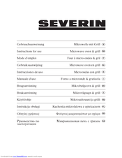 SEVERIN MW 7847 - FOUR A MICRO-ONDES Instructions For Use Manual