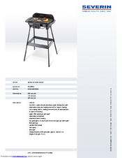 SEVERIN PG 8522 Datasheet