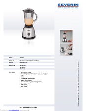 SEVERIN SM 3713 Dimensions