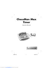 LEXIBOOK CHESSMAN MAX TIMER Instruction Manuals