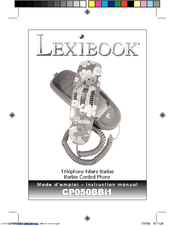 LEXIBOOK CP050BBI1 Instruction Manual