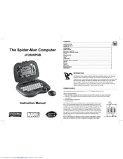 LEXIBOOK SPIDER-MAN PORTABLE DVD PLAYER Instruction Manual
