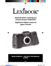 LEXIBOOK DigiClick JL2600 Instruction Manual