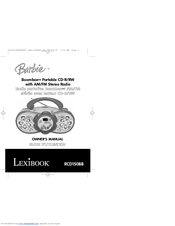 LEXIBOOK Barbie RCD150BB Owner's Manual