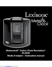 LEXIBOOK Meteoclock RL2000 Instruction Manual