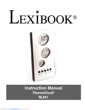 LEXIBOOK ThermoClock RL851 Instruction Manual