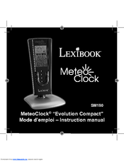 Lexibook MeteoClock Evolution Compact SM180 Instruction Manual